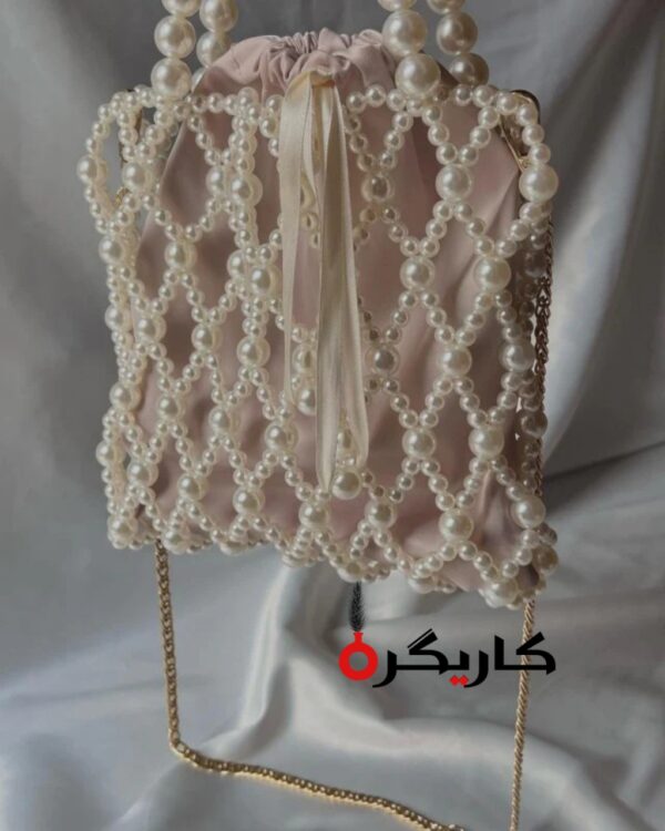 Elegant Skin Pearl Potli Bag – Designer Wedding & Party Pouch | Karigra
