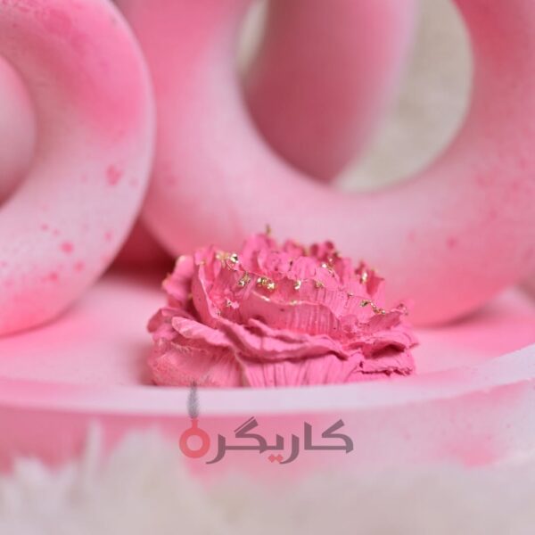 Abstract Pink Donut Vase (Set of 5) Without Flowers | Karigra - Image 4