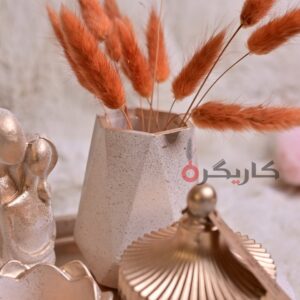 Elegant Golden White Home Decor (Set of 5) | Karigra