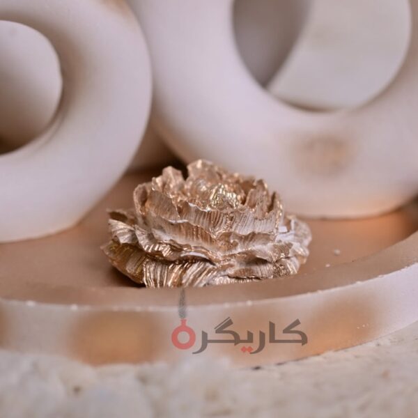 White Golden Donut Vase (Set of 5) Without Flowers | Karigra - Image 3