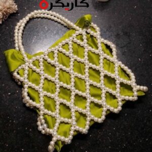 Elegant Olive Pearl Potli Bag – Designer Wedding & Party Pouch | Karigra
